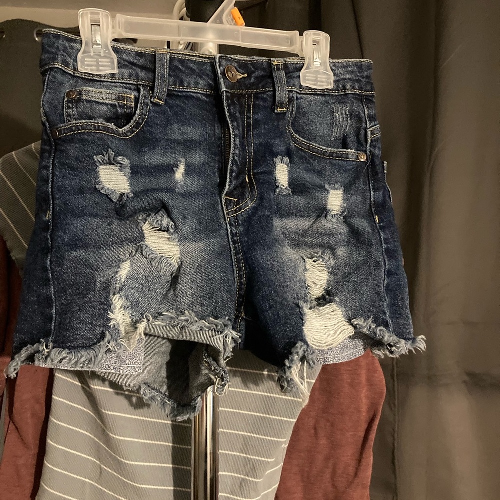 Denim shorts size 1